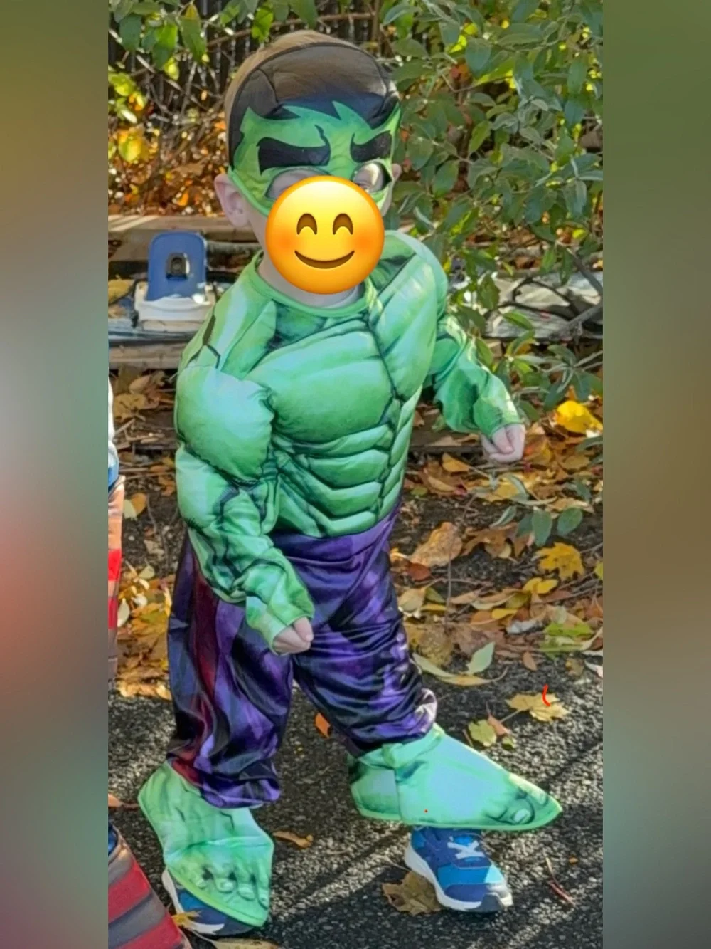 Marvel Hulk Toddler 2T Costume with Mask